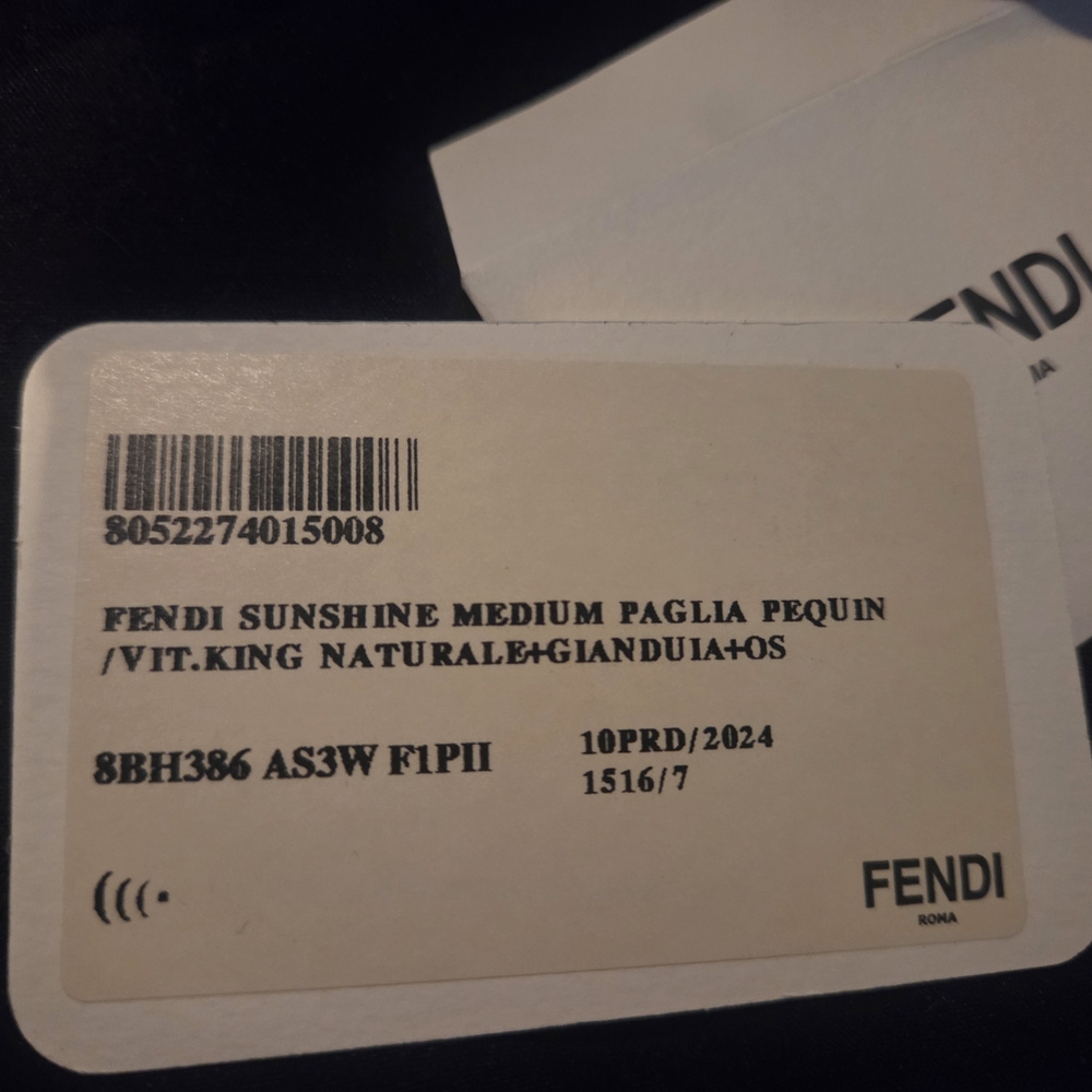 Auth Fendi Med SUNSHINE Bag NEW - Picture 8 of 9